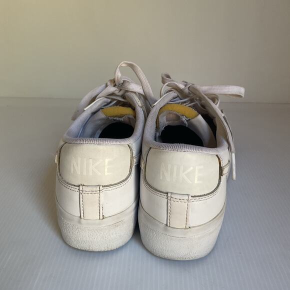 Nike Women’s Blazer Low Platform – White Leather 8.5 - Picture 4 of 10